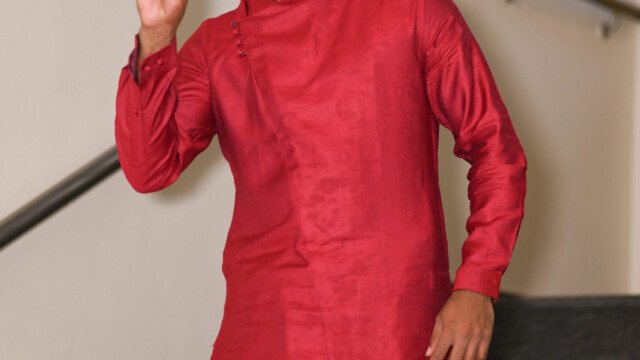 Groom in a authentic traditional dress