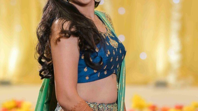 Beautiful pose of Bride in her sangeet